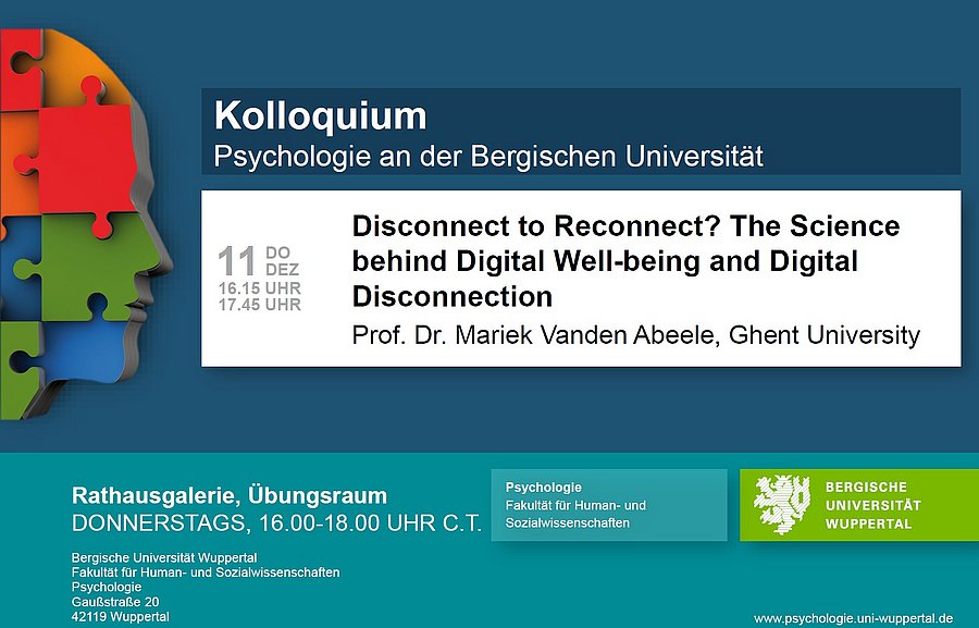 Ankündigungsposter für das Institutskolloquium am 11.12.25