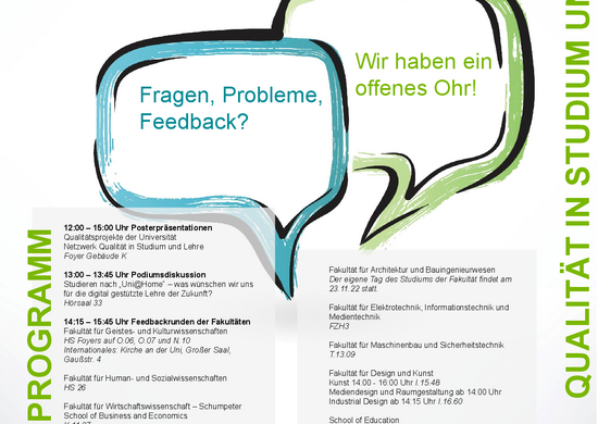 Poster zum Tag des Studiums